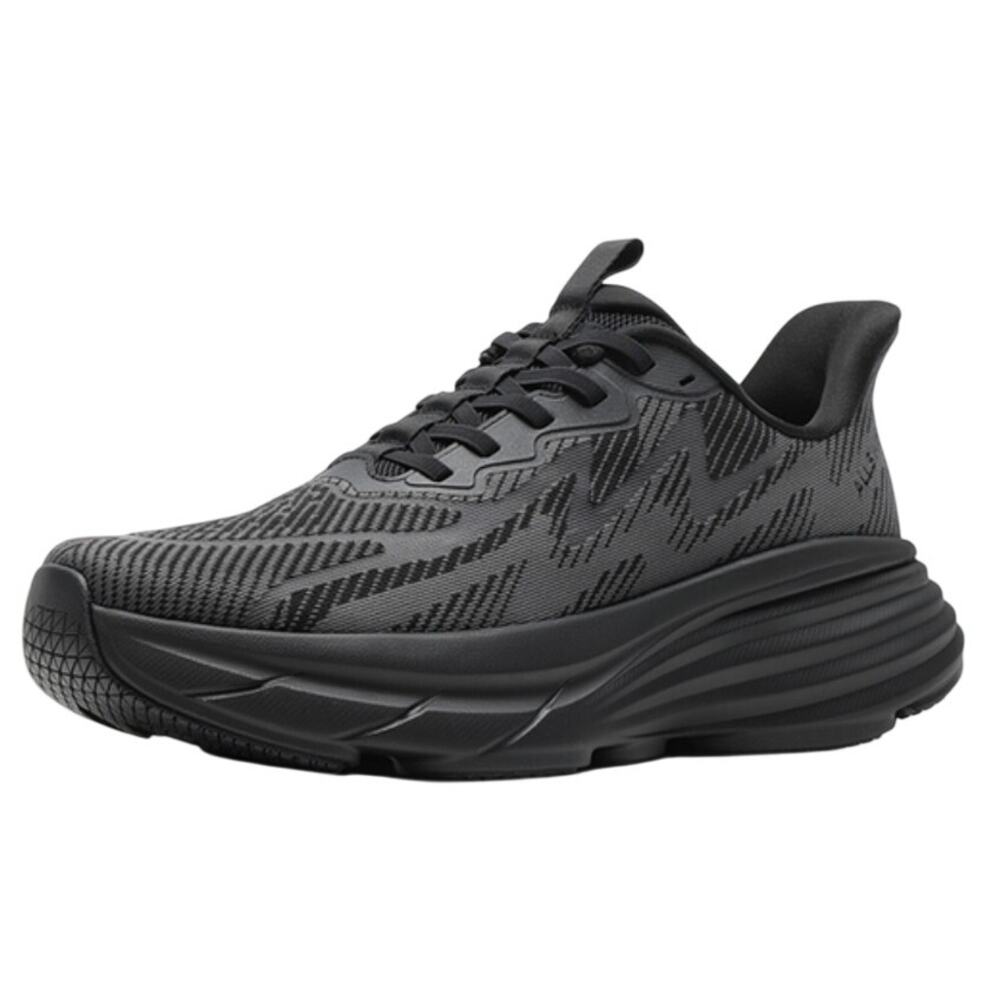 Allswift Men’s Slip-On Running Shoes in Black, Size 8